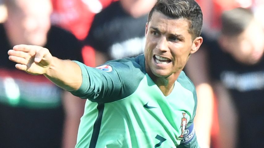 Cristiano Ronaldo beim Spiel Ungarn gegen Portugal bei der EM 2016 in Lyon
