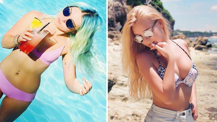 Bibi Heinicke und Dagi Bee am Strand