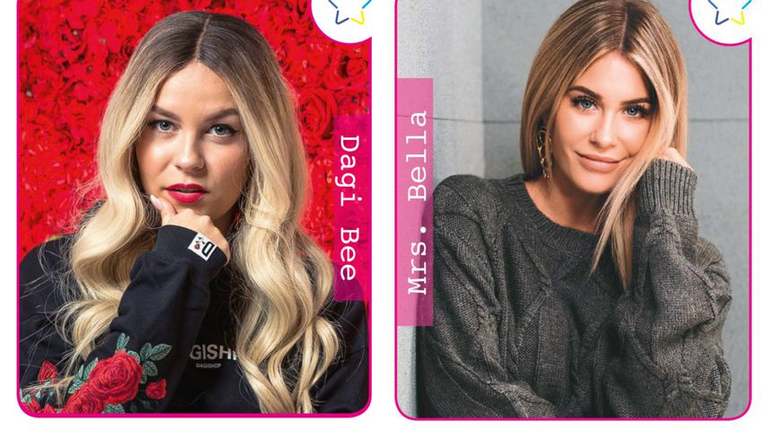 Dagi Bee & Co.: So sehen die Influencer als Panini-Bild aus!