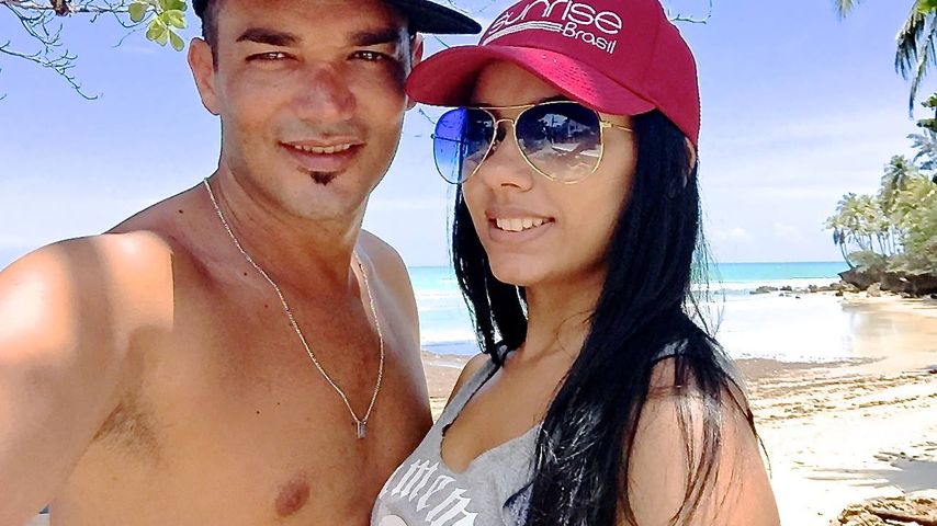 Daniel Lopes mit Magna am Strand