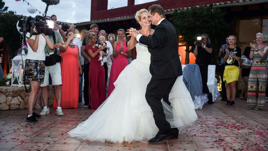 Daniela und Jens Büchner bei ihrem Hochzeits-Tanz