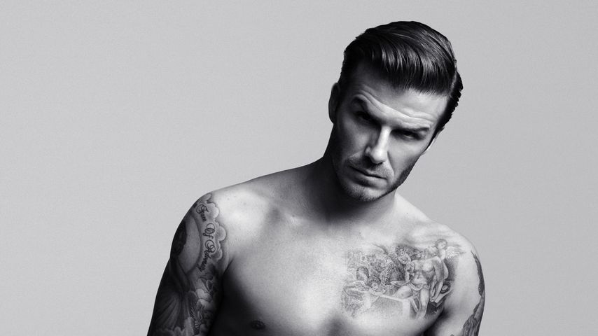 David Beckham bei einem H&M-Fotoshooting im Jahr 2012