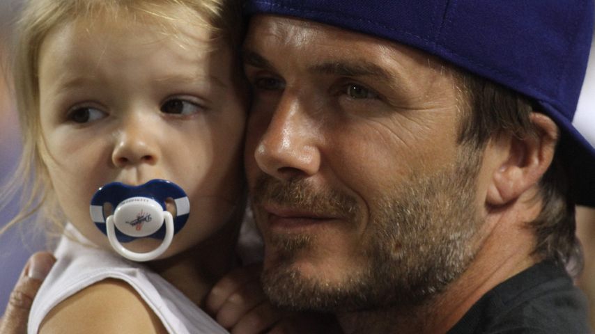 David Beckham und Harper Seven Beckham