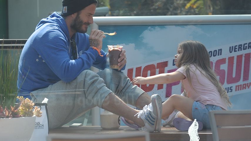 David Beckham und Harper Seven Beckham