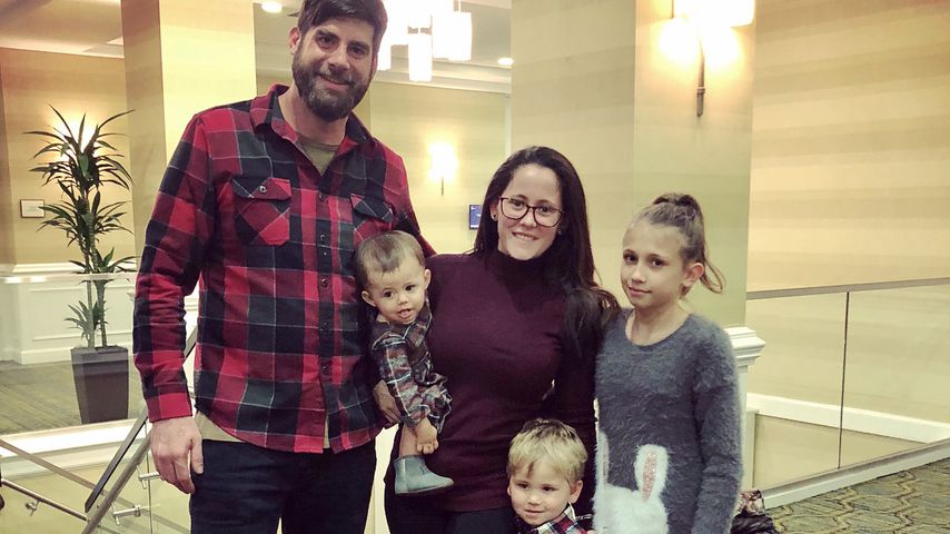 David Eason und Jenelle Evans mit ihren Kindern Ensley, Kaiser und Maryssa