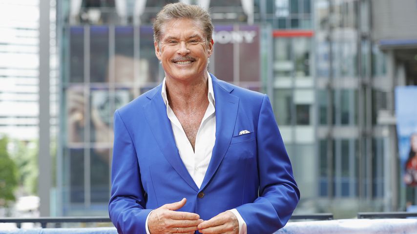 David Hasselhoff auf der "Baywatch"-Premiere in Berlin
