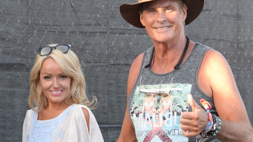 David Hasselhoff und Hayler beim Coachella 2015