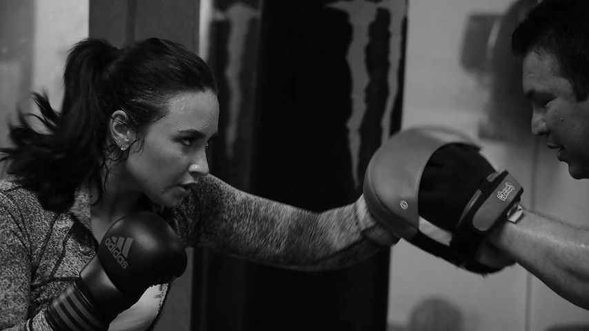 Demi Lovato beim Boxtraining