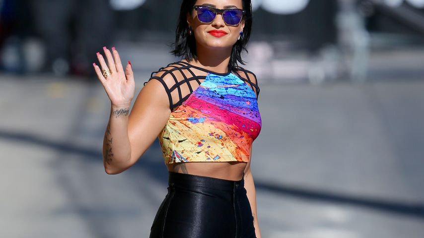 Demi Lovato auf der Straße