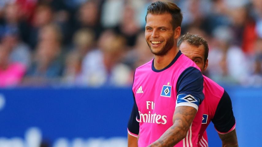 Dennis Diekmeier beim Match Hamburger SV vs Stoke City