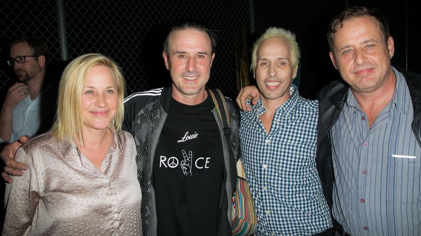 Patricia Arquette, David Arquette, Alexis Arquette, Richmond Arquette bei einer Party