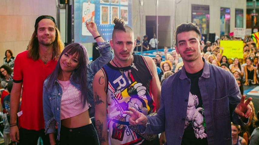 Die Band DNCE bei einem Auftritt