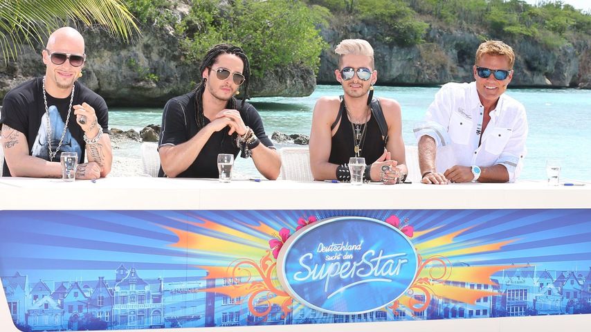 Bill Kaulitz, Dieter Bohlen und Tom Kaulitz