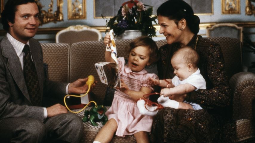 Prinz Carl Philip von Schweden, Prinzessin Victoria von Schweden, Königin Silvia von Schweden und Ca