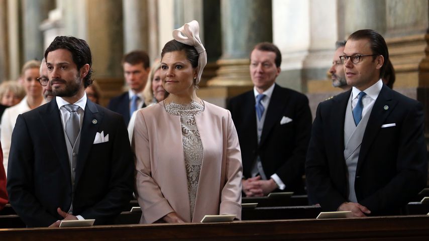 Prinz Carl Philip von Schweden, Prinzessin Victoria von Schweden und Prinz Daniel von Schweden