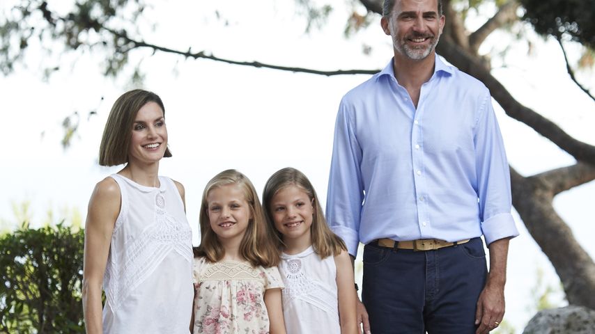 Prinzessin Letizia, Prinz Felipe von Spanien, Prinzessin Leonor von Spanien und Prinzessin Sofía von
