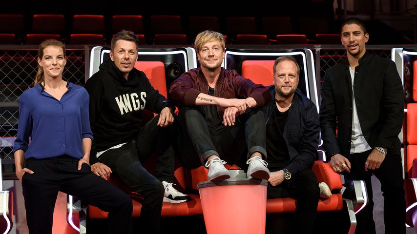 Die "The Voice" Jury 2016: Y. Catterfeld, M. Beck, S. Haber, Smudo, A. Bourani