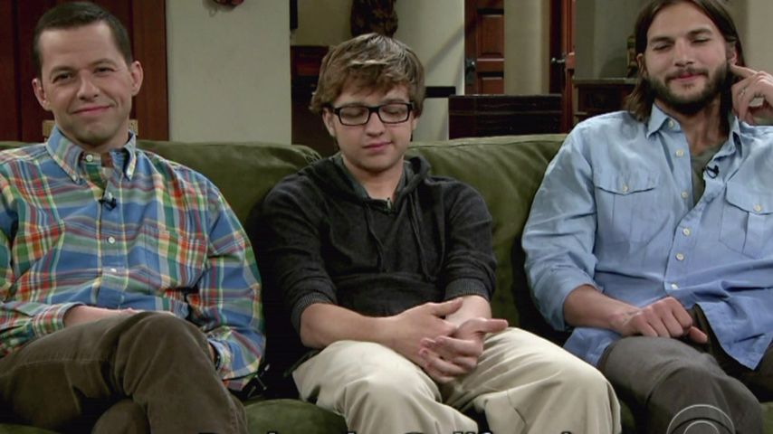 Ashton Kutcher, Angus Turner Jones und Jon Cryer