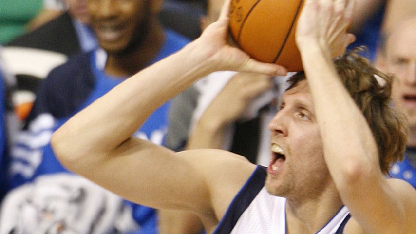Dirk Nowitzki bei einem Spiel für Dallas Mavericks