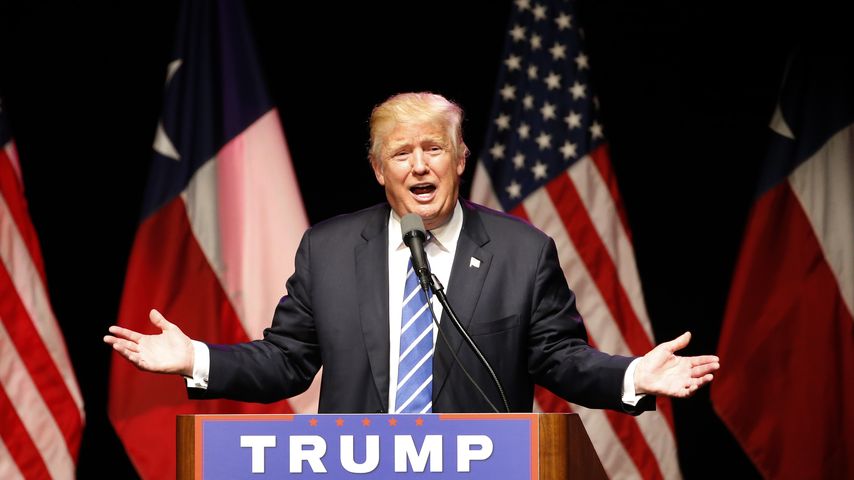 Donald Trump bei einer Rede in Dallas