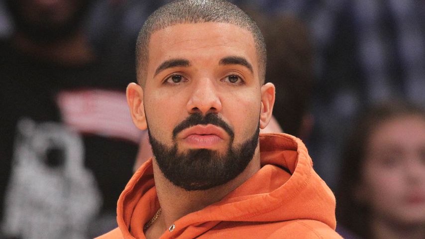 Drake bei einem Baskettball-Match in L.A.