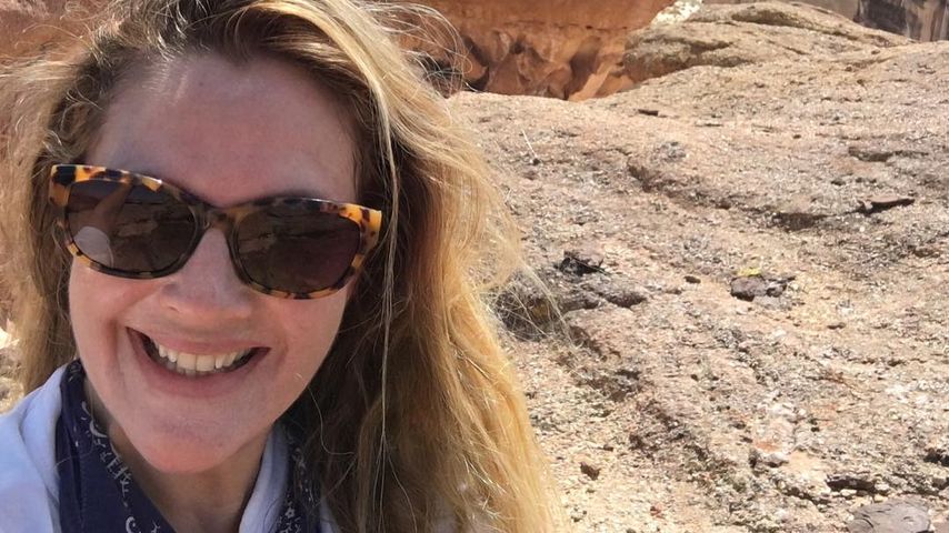 Drew Barrymore beim Wandern in Utah