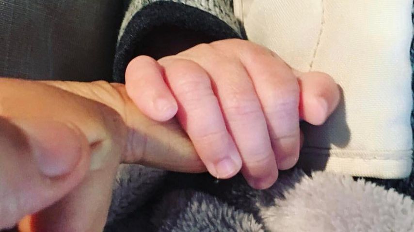 Ein Babyfoto, vielleicht von Cheryl Coles und Liam Paynes Baby