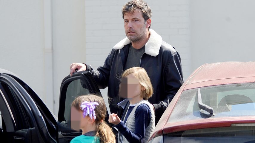 Ben Affleck mit seinen Töchtern Violet und Seraphina