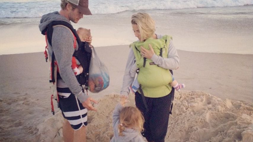 Elsa Pataky und Chris Hemsworth und ihre Kinder