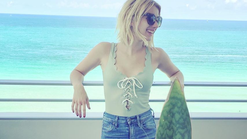 Emma Roberts im Florida-Urlaub