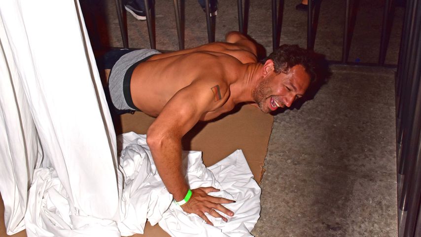 Evil Jared Hasselhoff auf der Aftershowparty des "Suicide Squad"-Events 2016