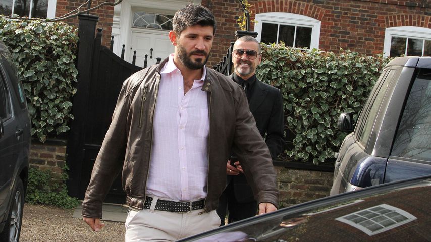 Fadi Fawaz und George Michael in London