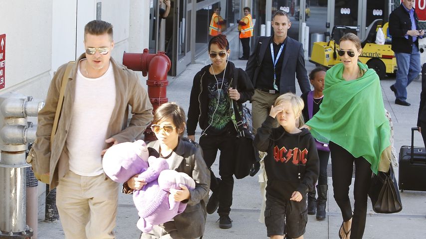 Angelina Jolie, Brad Pitt und Maddox Jolie-Pitt