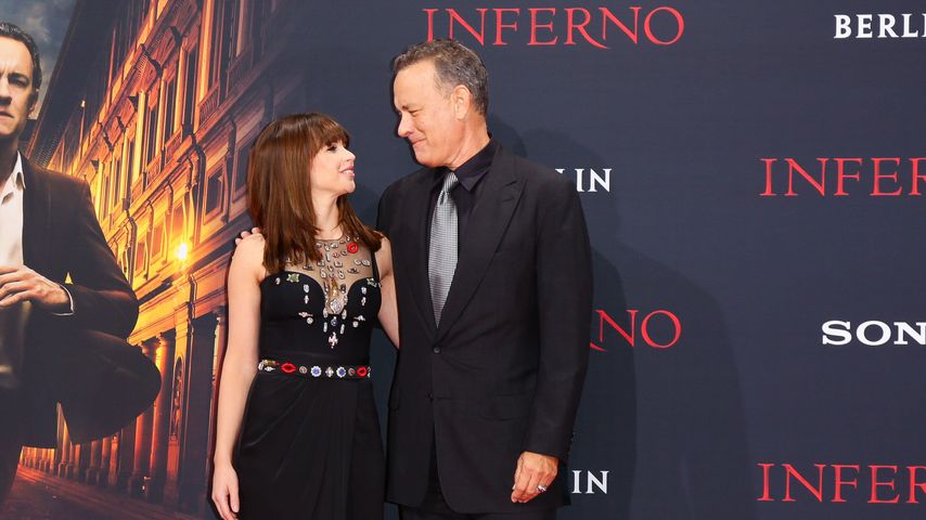 Felicity Jones und Tom Hanks auf der "Inferno"-Premiere in Berlin