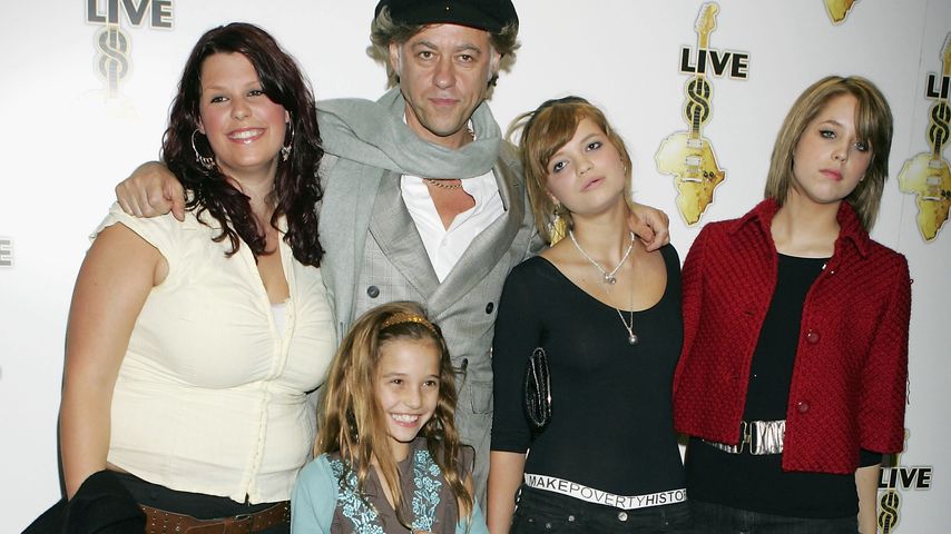 Peaches Geldof, Bob Geldof, Fifi Trixibelle Geldof und Pixie Geldof