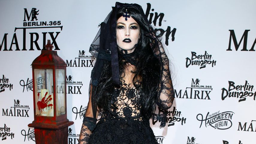 Fiona Erdmann bei der Halloween-Night von Natascha Ochsenknecht in Berlin 2016