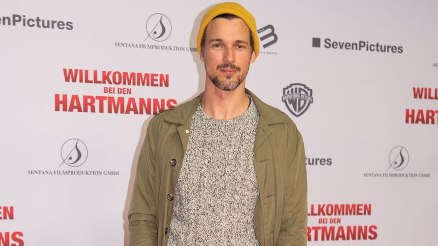 Florian David Fitz auf der Kinopremiere von "Willkommen bei den Hartmanns" in Berlin