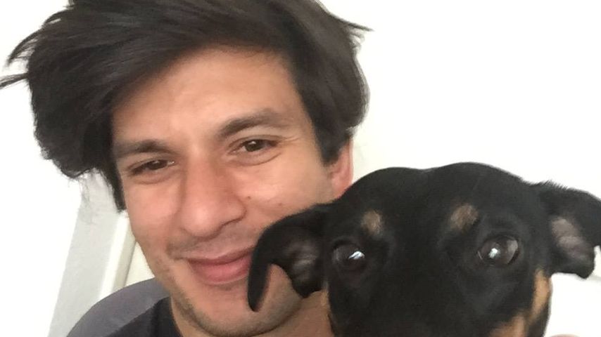 Francisco Medina mit seinem Hund