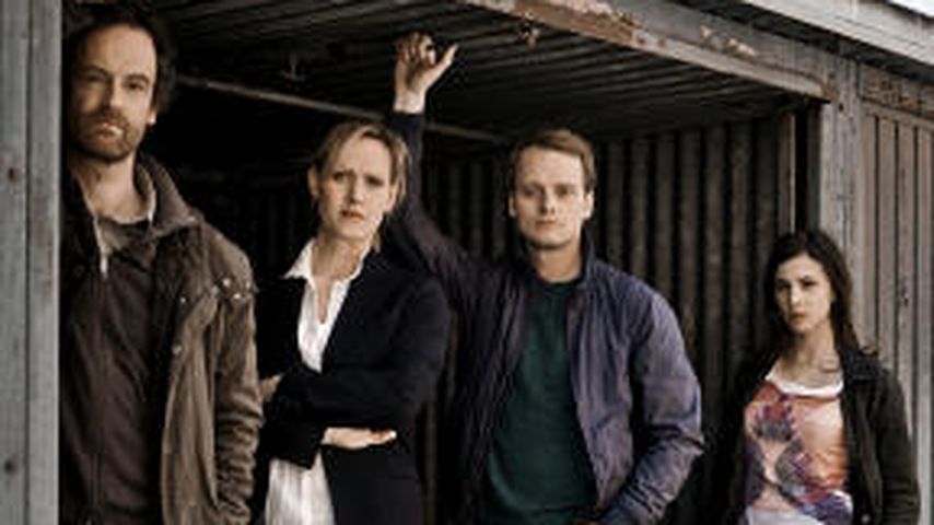 Die frühere "Tatort"-Besetzung Jörg Harmann, Anna Schudt, Stefan Konarske und Aylin Tezel
