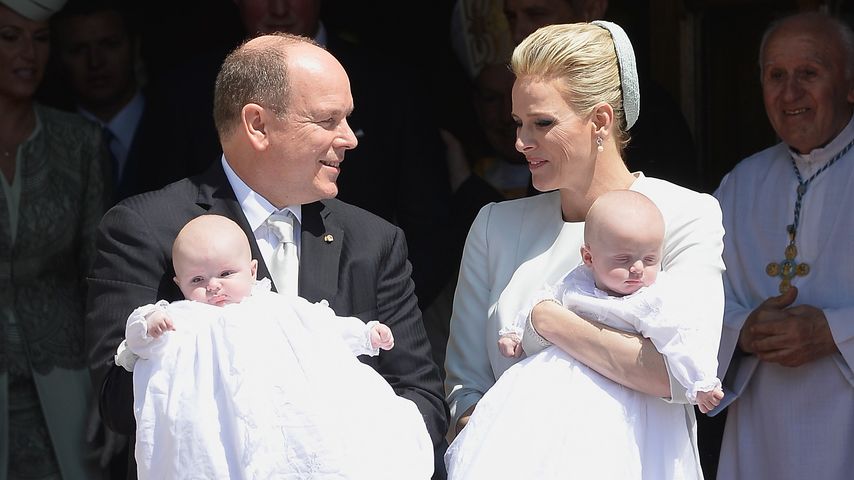 Fürstin Charlène und Albert II von Monaco