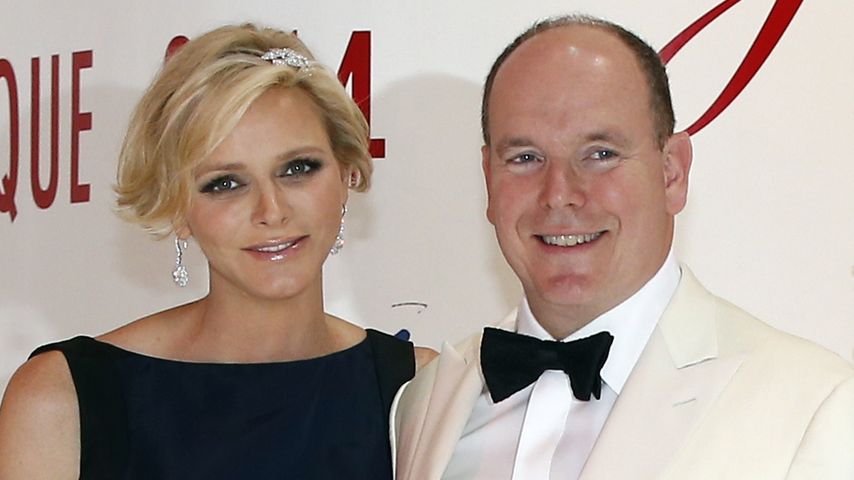Fürstin Charlène und Albert II von Monaco