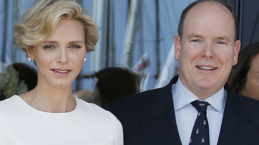 Fürstin Charlène und Albert II von Monaco