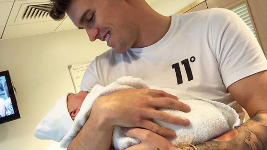 Gary Beadle mit seinem Sohn