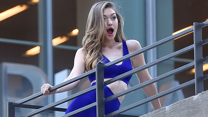 Gigi Hadid bei einem Fotoshooting in New York