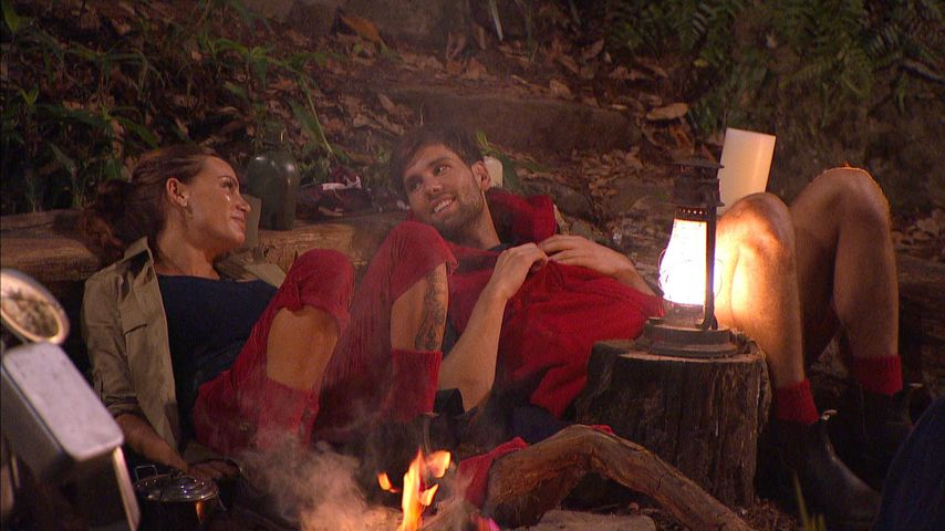 Gina-Lisa Lohfink und Alexander "Honey" Keen im Dschungelcamp 2017