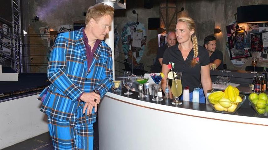 GZSZ-Szenenbild mit Conan O'Brien und Eva Mona Rodekirchen