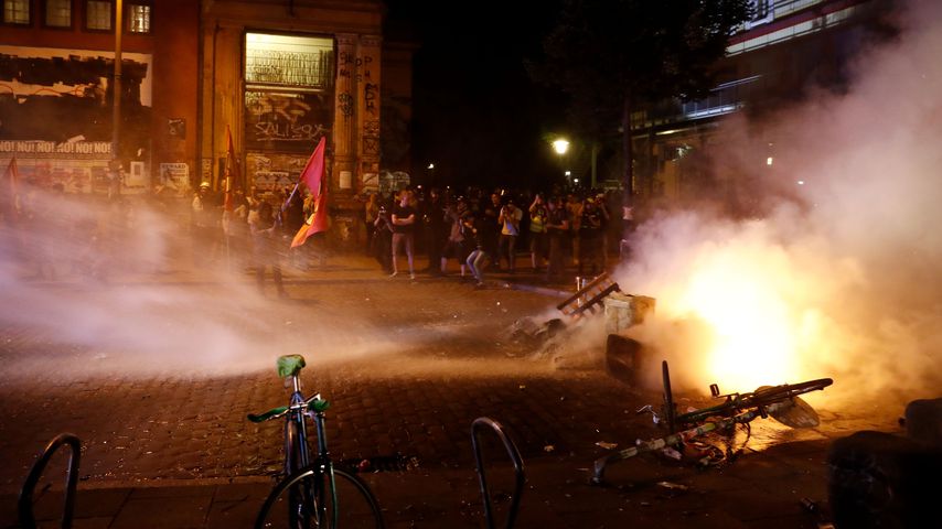Szenen in Hamburg kurz vor dem G20-Gipfel