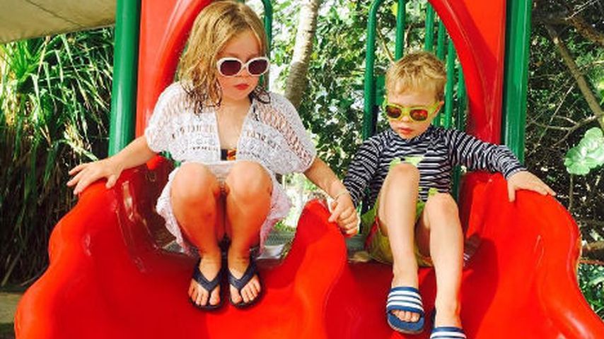 Harper Grace Burtka-Harris und Gideon Scott Burtka-Harris