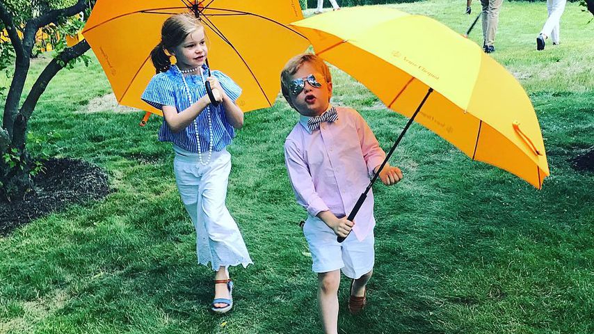 Harper Grace und Gideon Scott Burtka-Harris beim Polo-Event von Veuve Clicquot