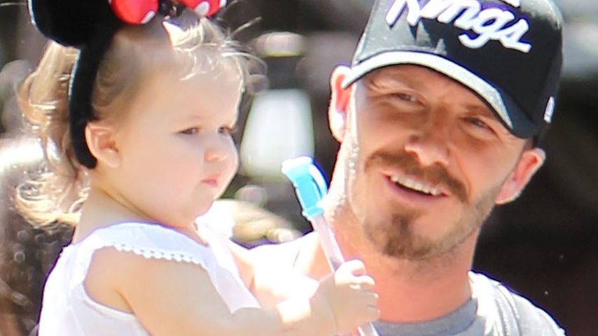 David Beckham und Harper Seven Beckham